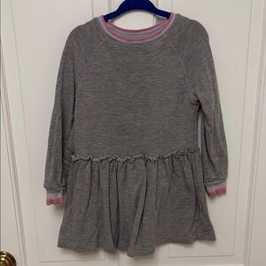 Little Sleepies Gray Ruffled Drop Waist Dress